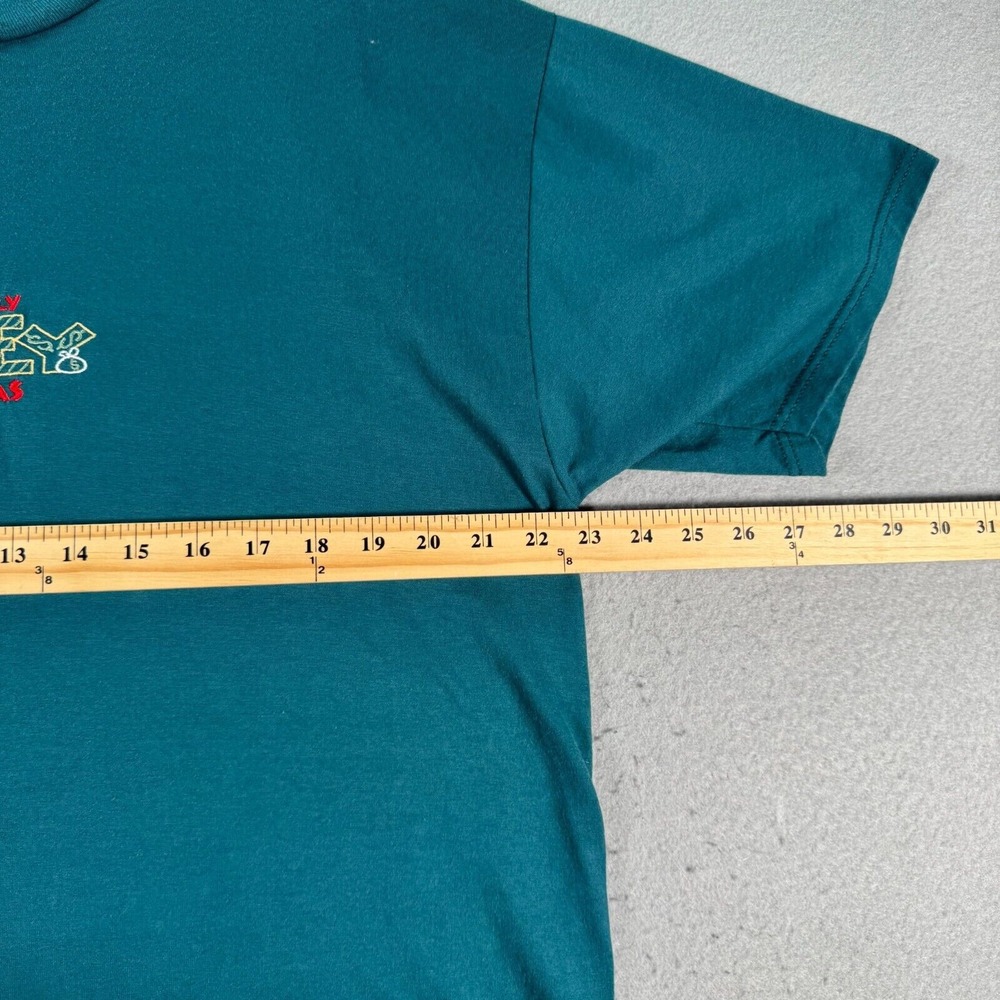 Vintage It's Only‎ Money Las Vegas T-Shirt Adult XL Blue Jerzees Gamble Casino - Picture 6 of 10